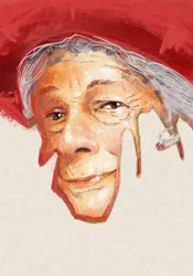 Portrait de la poétesse Wislawa Szymborska