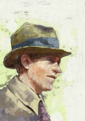 Portrait du scientifique Ettore Majorana