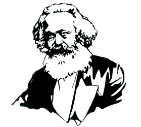 Portrait de Karl Marx (1818-1883), philosophe et théoricien politique