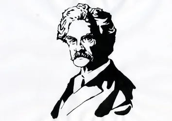 Portrait de Mark Twain (1835-1910)