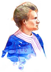 Portrait de la physicienne Marie Curie (1867-1934)