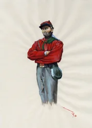 Unification italienne (Risorgimento), officier volontaire de l