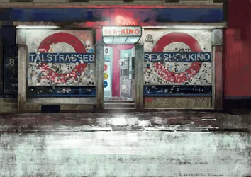 Cinéma porno à St. Pauli, Hambourg, 2023
