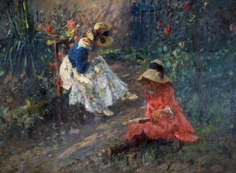 Jardin en fleurs