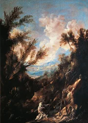 Frères dans la forêt, par Alessandro Magnasco, dit Lissandrino