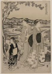Omu le perroquet (de la série Sept épisodes élégants de la vie de la poétesse Ono no Komachi)