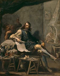 Satire sur un noble dans la misère
