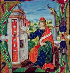 Initiale historiée 