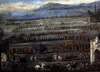 Le cortège funèbre du Doge F. Morosini