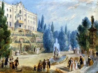 Côme. Cadenabbia. La Villa Carlotta (ex Sommariva)