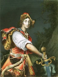 David avec la tête de Goliath