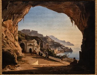 La grotte des Capucins à Amalfi, c.1850