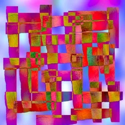 structure géométrique en cristal, 2019
