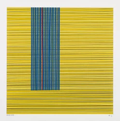 Jaune, bleu et rouge