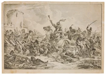 Bataille entre les Géorgiens et les tribus montagnardes