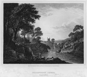 Tour de Gillknocky, Dumfriesshire (gravure)