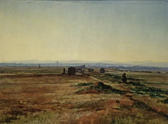 Via Appia au coucher du soleil