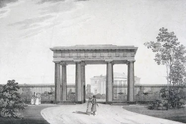 La porte À-mes-chers-camarades-d