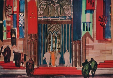 Design pour décor de scène, vers 1927