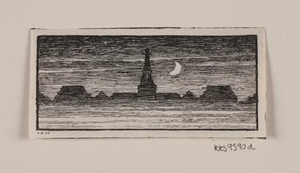 Danois :  Vignette pour le "Posthuset i Hirschholm" de H. Hertz