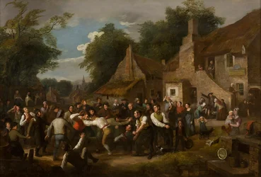 Le jeu de balle du village