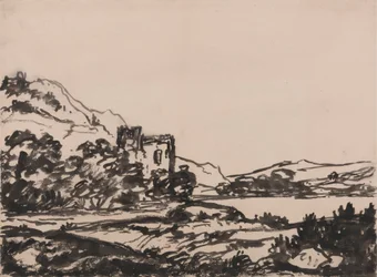 Château dans un paysage