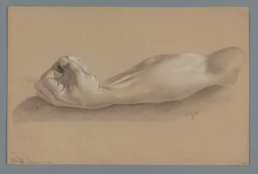 Modèle en plâtre d