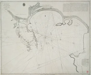 Carte du port de Point de Galle. Relevé en janvier et mars 1800, par le capitaine David Inverarity. À qui cette plaque est dédiée, par son plus obligé A. Dalrymple.