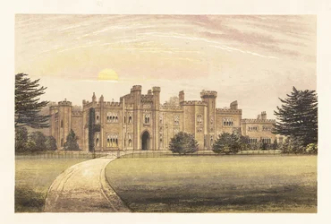 Garnstone, Herefordshire, Angleterre, 1880 (gravure)