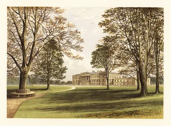 Palais de Hamilton, Lanarkshire, Écosse, 1880 (gravure)