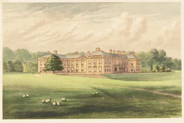Holme Lacy House, Herefordshire, Angleterre. 1880 (gravure)