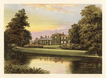 Netherhall, Cumberland, Angleterre (gravure)
