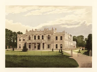 Rolleston Hall, Staffordshire, Angleterre
