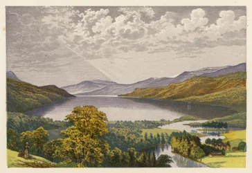 Paysage de loch écossais : Loch Tay