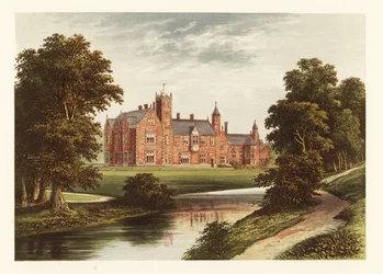 Thicket Priory, Yorkshire, Angleterre, 1880