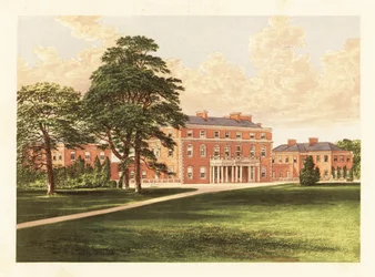 Maison Trafalgar, Wiltshire, Angleterre (gravure)
