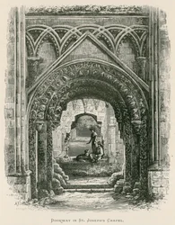 Abbaye de Glastonbury, Porte de la Chapelle de Saint-Joseph