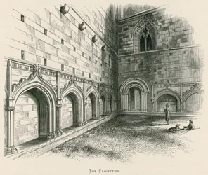Abbaye de Melrose, Les Cloîtres