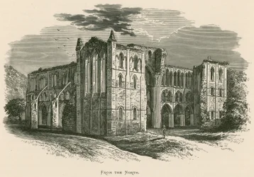 Abbaye de Rievaulx, Vue du Nord