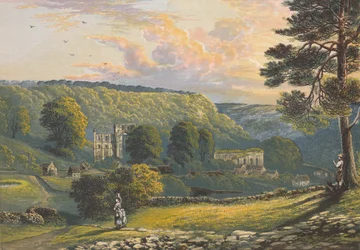 Abbaye de Rievaulx, vers 1880, 1897