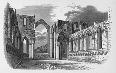 Le chœur, abbaye de Fountains, vers 1880, 1897