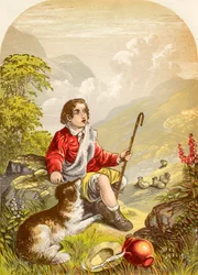 Le berger dans la vallée de l