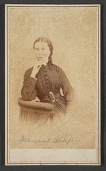 Carte-de-visite portrait de Margaret Alsop