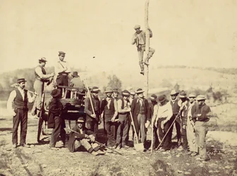 Corps télégraphique militaire, Armée du Potomac, Berlin, octobre 1862