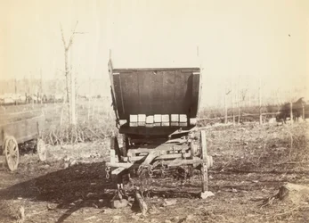 Sans titre, [Wagon de batterie télégraphique de campagne]