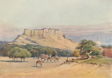 Jodhpur - Vue générale du Fort, vers 1880-1905