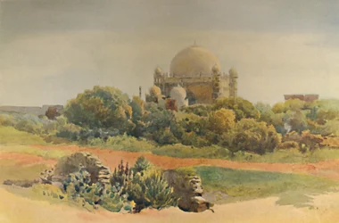 Le Gol Gumbaz, Bijapur, vers 1880