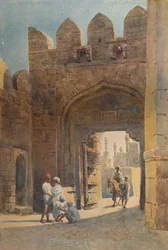 La porte Shahpur, Bijapur, vers 1880-1905