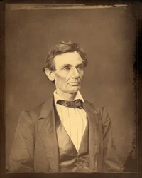 Portrait de Lincoln en tant que candidat présidentiel