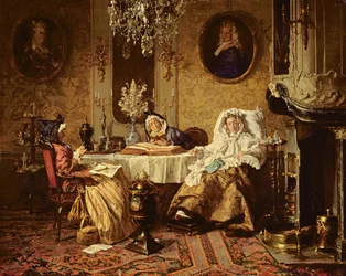 La lecture de la Bible, 1879
